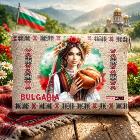 Несесер “Bulgaria” – стилен и практичен аксесоар с български мотиви - 5466