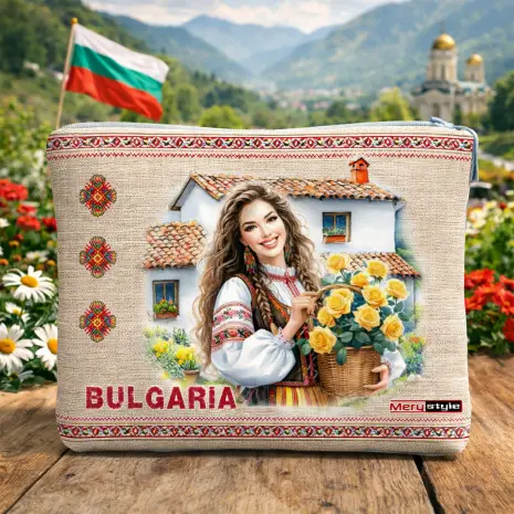 Несесер “Bulgaria” – стилен и практичен аксесоар с български мотиви - 5469