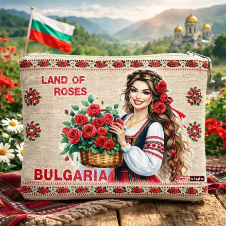 Несесер “Bulgaria” – стилен и практичен аксесоар с български мотиви - 5470