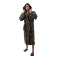 Халат ТРИГА - Сив- мъжки - 3665 | Халат ТРИГА - Сив- мъжки - 3665